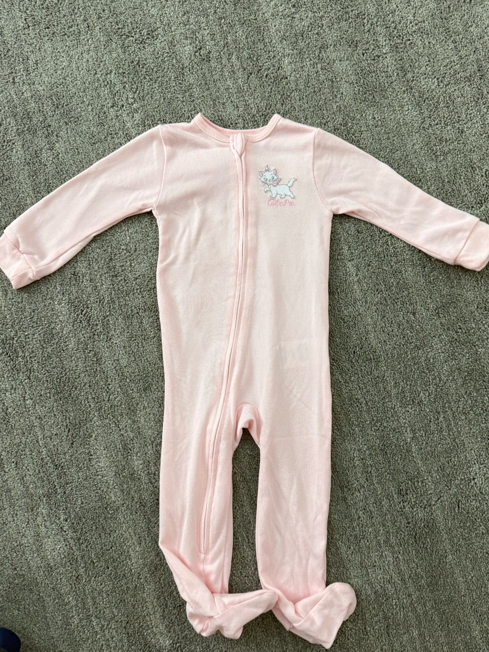 Pink Aristocats Footed One-Piece Pajamas for Babies